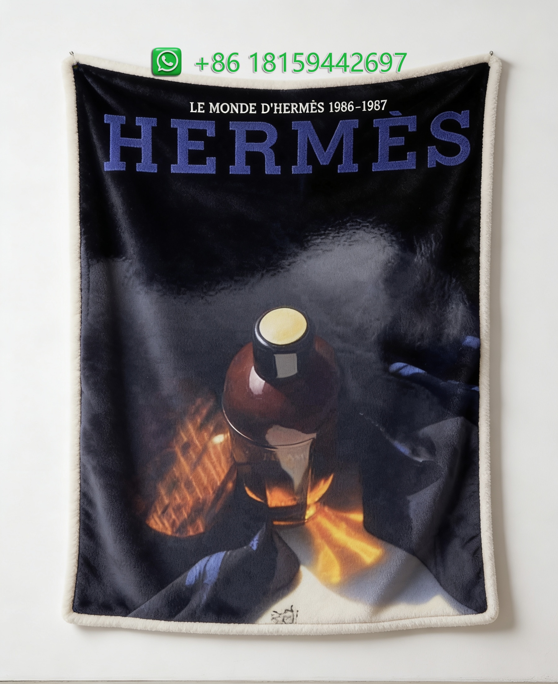 Hermes Throw Blankets